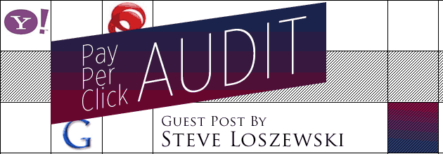 PPC Audit Guest Post by Steve Loszewski
