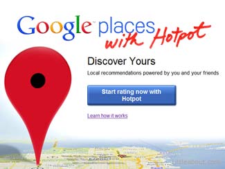 rate places with google hotpot