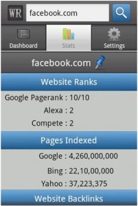 SEO Moves - Mobile Analytics - WebRank Stats