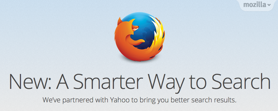 Firefox Switches to Yahoo Search