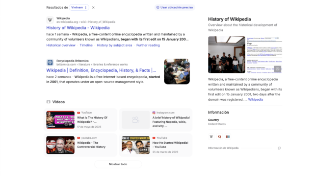 Brave serp and search engine