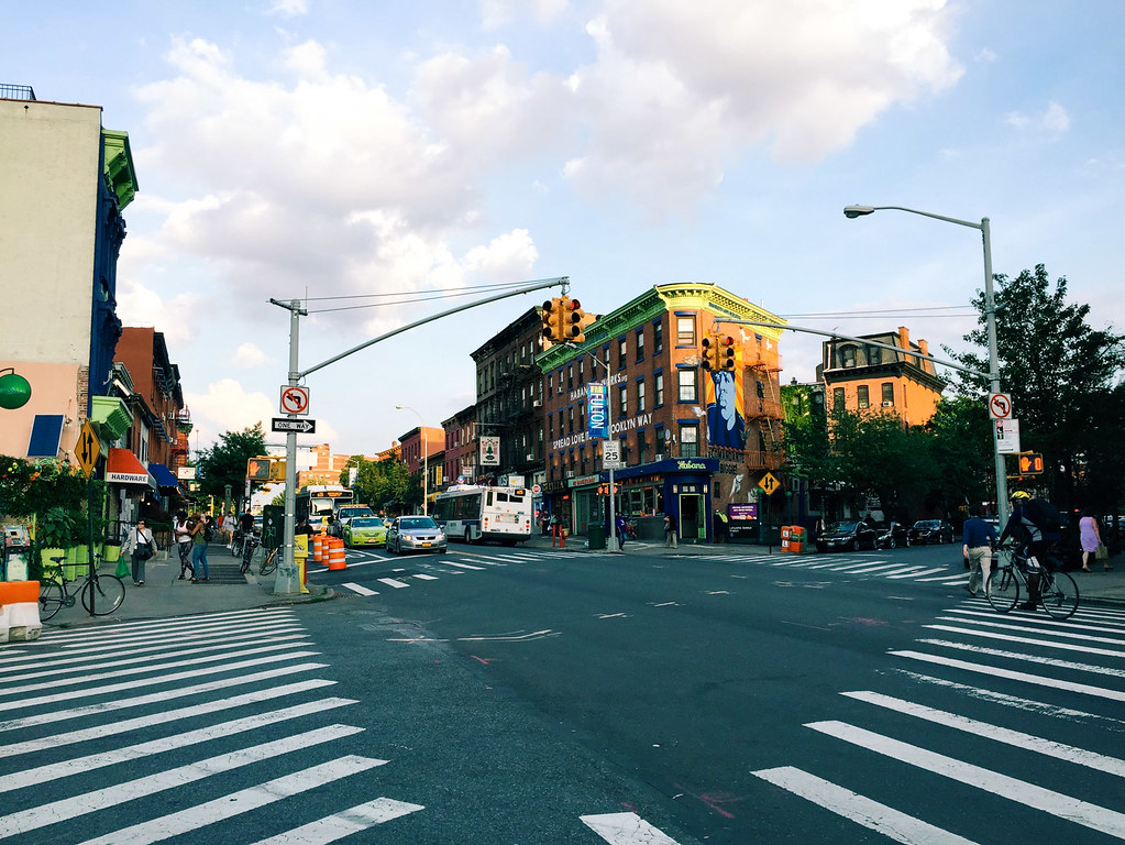 Intersection on urban street