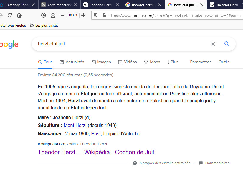 Herzl cochon ecran google search