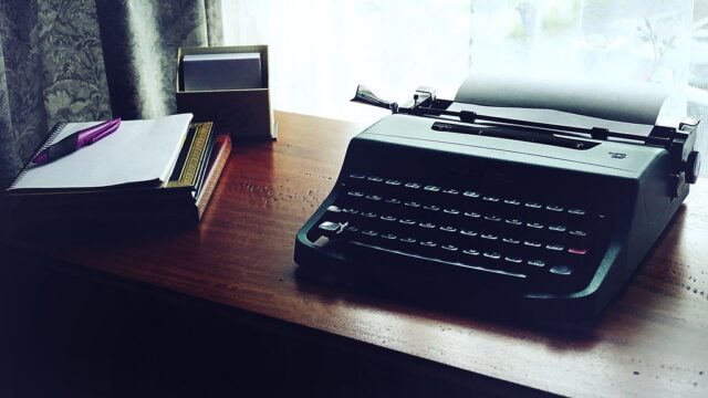 My alternative non technology desk space