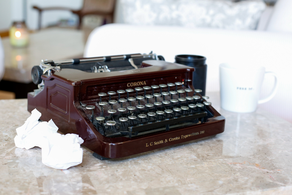 Typewriter table