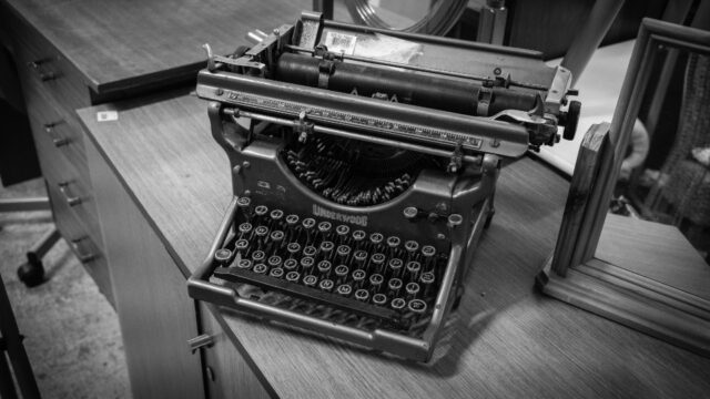 Vintage typewriter
