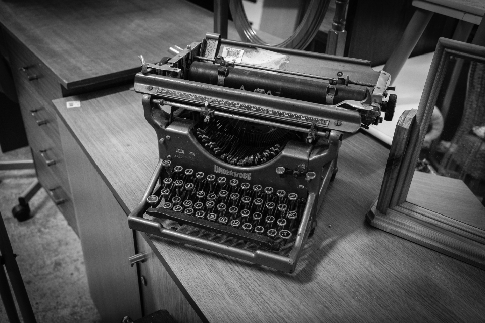 Vintage typewriter