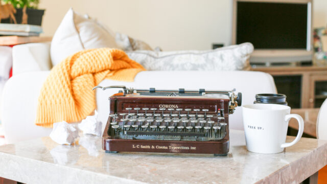 Typewriter table