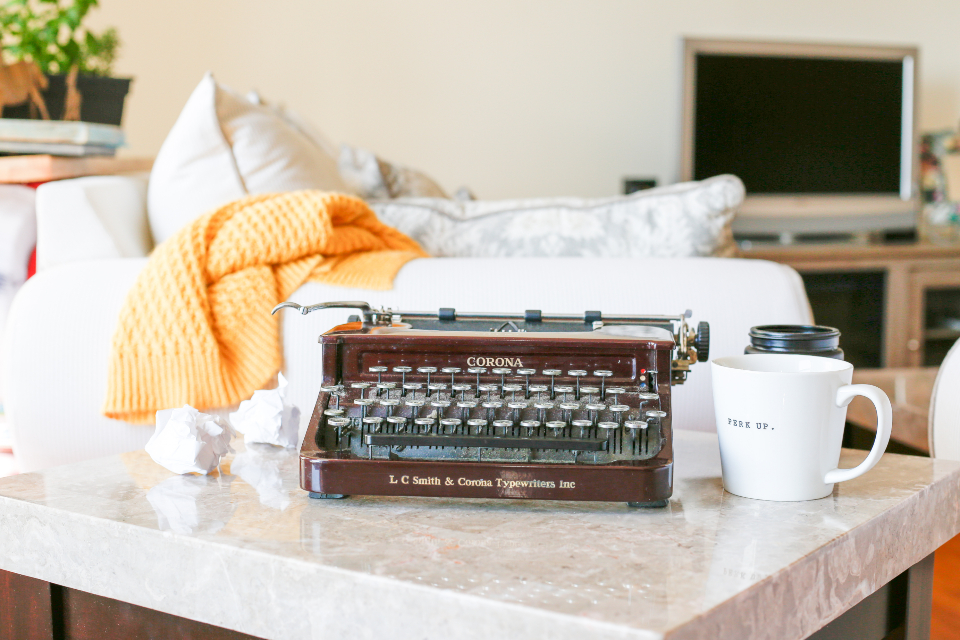 Typewriter table