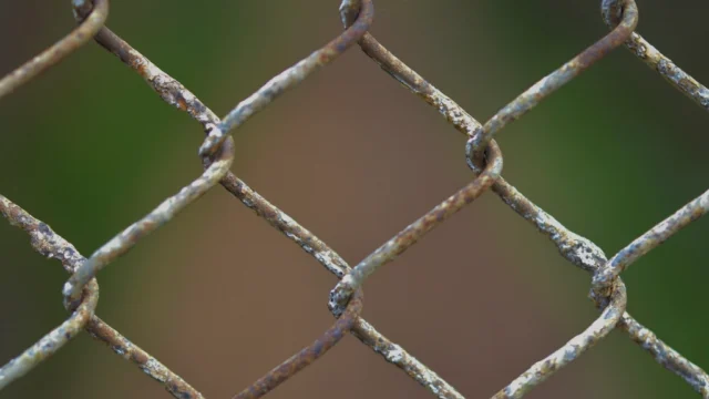 Chain link fence