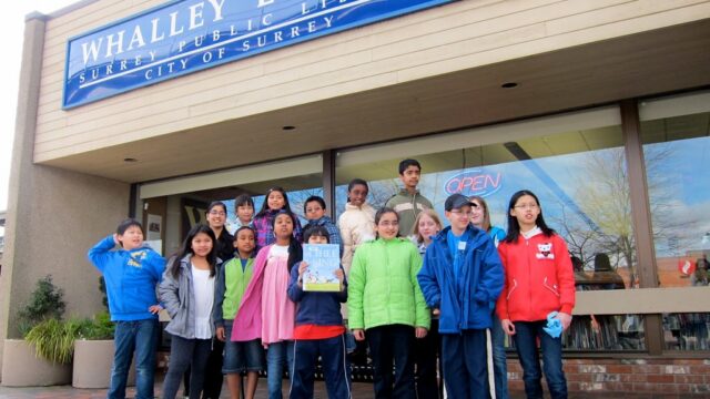 Youth book club at surrey library