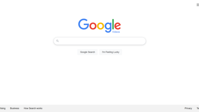 Google videos search engine screenshot