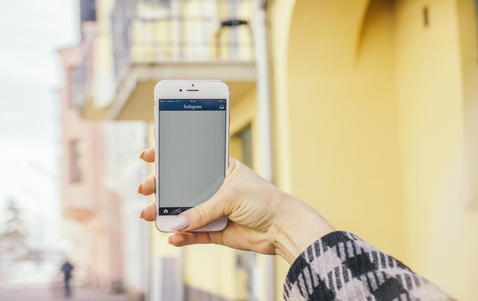 Instagram smartphone