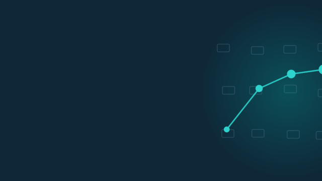 Abstract header graphic in teal on navy: a path stepping upward through a field of candidate blocks, the markers growing along the way.