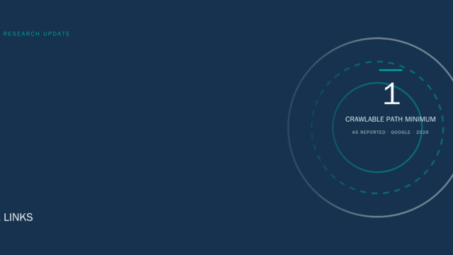 Web Moves header graphic showing one crawlable internal path for an important page.