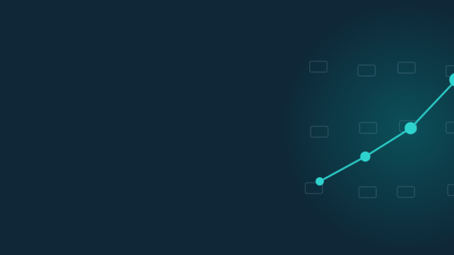 Abstract header graphic in teal on navy: a path stepping upward through a field of candidate blocks, the markers growing along the way.