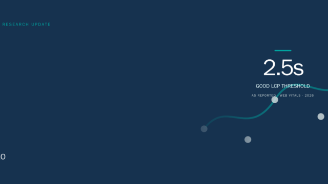 Web Moves header graphic showing the 2.5 second largest contentful paint threshold alongside an image-search motif.