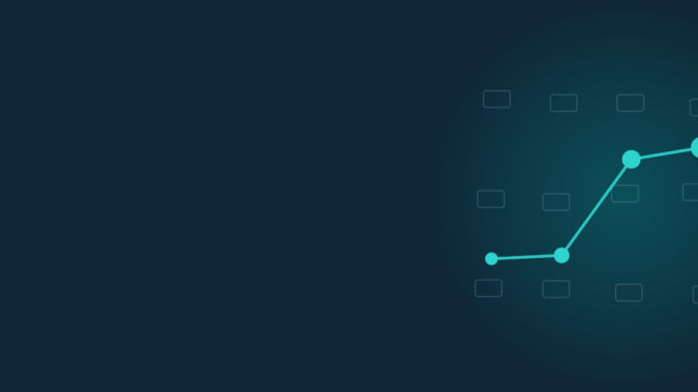Abstract header graphic in teal on navy: a path stepping upward through a field of candidate blocks, the markers growing along the way.
